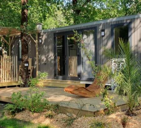 Location d'un mobil-home avec terrasse