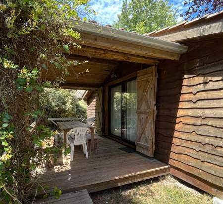 Louez un chalet bois avec 3 chambres pour votre séjour sur le Bassin d'Arcachon