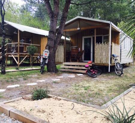 Location d'un mobil home 2 chambres au Bassin d'Arcachon