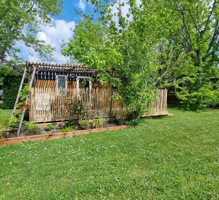 Vue extérieure du cottage du résinier 2 chambres pour 4 personnes