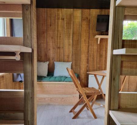 Vue intérieure du cottage pour 2 personnes en gironde