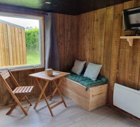 Coin salon du cottage pour 2 personnes à Lège Cap Ferret