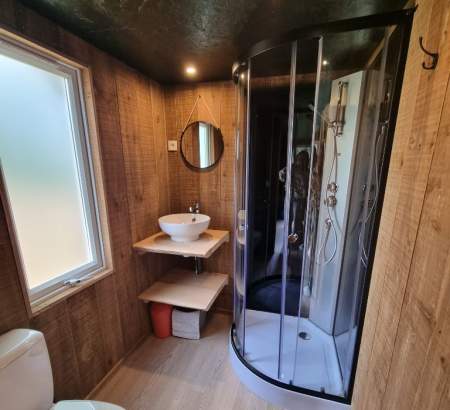 Salle de bain du cottage pour 2 personnes
